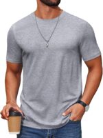 Men Grey Cotton