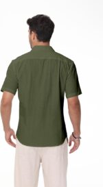 Men Solid Short Sleeve - Hình 2