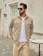 Mens Khaki Long - Hình 2