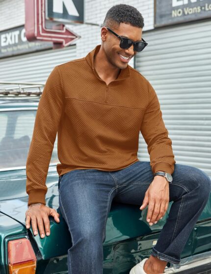 Men Quarter Zip - Hình 2