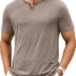 Mens Plain Henley