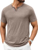 Mens Plain Henley