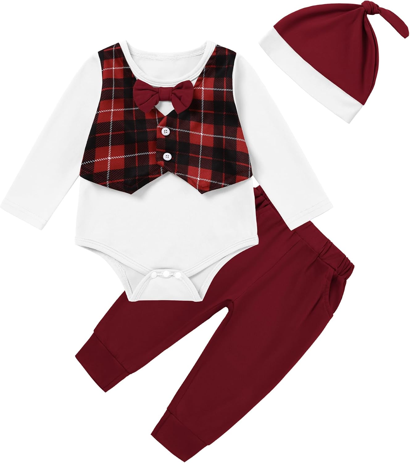 Newborn Boys Plaid